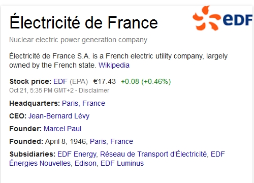 info about EDF in france Jewish CEO