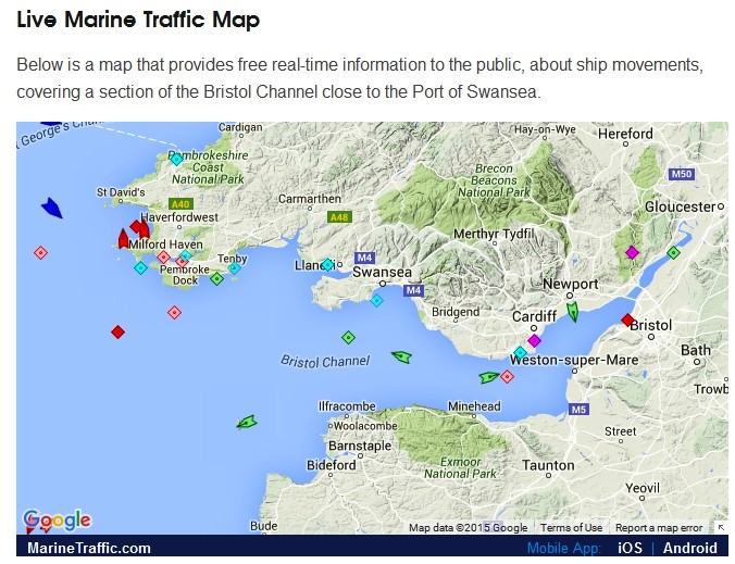 shipping in Bristol Channel