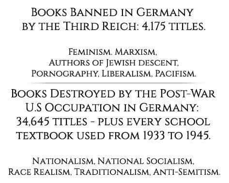 allied book burning germany