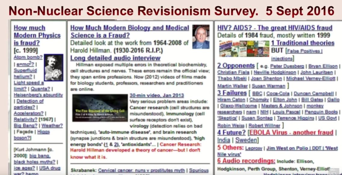 science revisionism youtube picture link