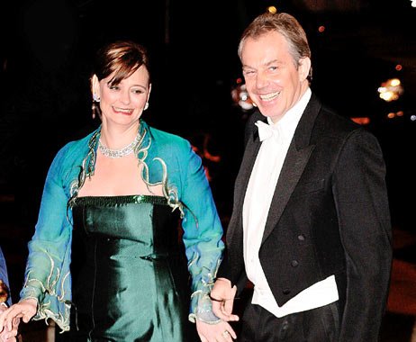 Tony and Cherie Blair