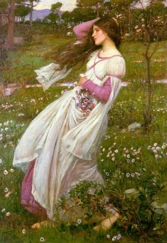 Windswept by John William Waterhouse