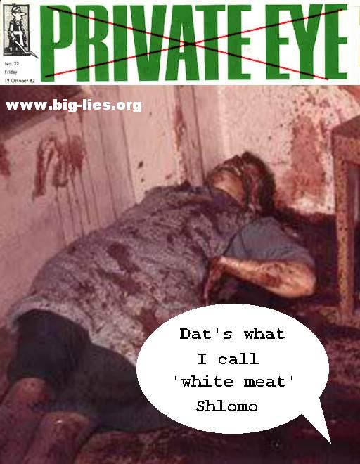Private Eye satire spoof South Africa white genocide