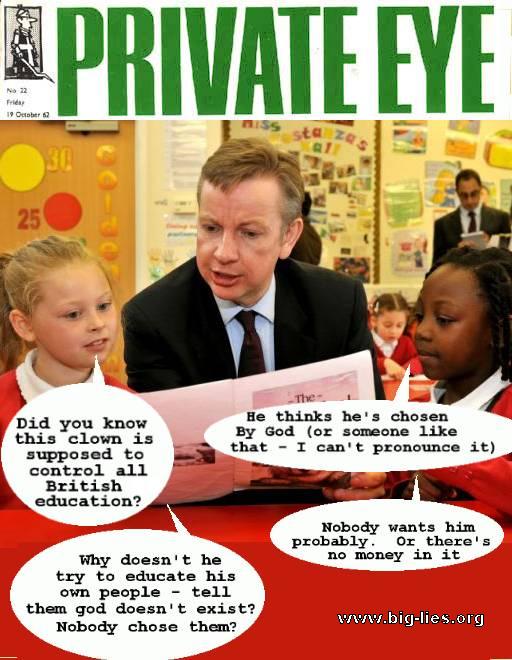 Private Eye spoof. Jewish miseducation